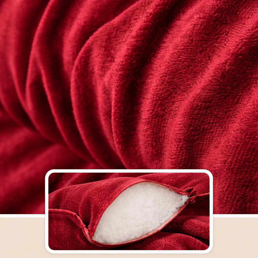 Luxovia™ - Winter Comfort Seat Cushion - Wine Red