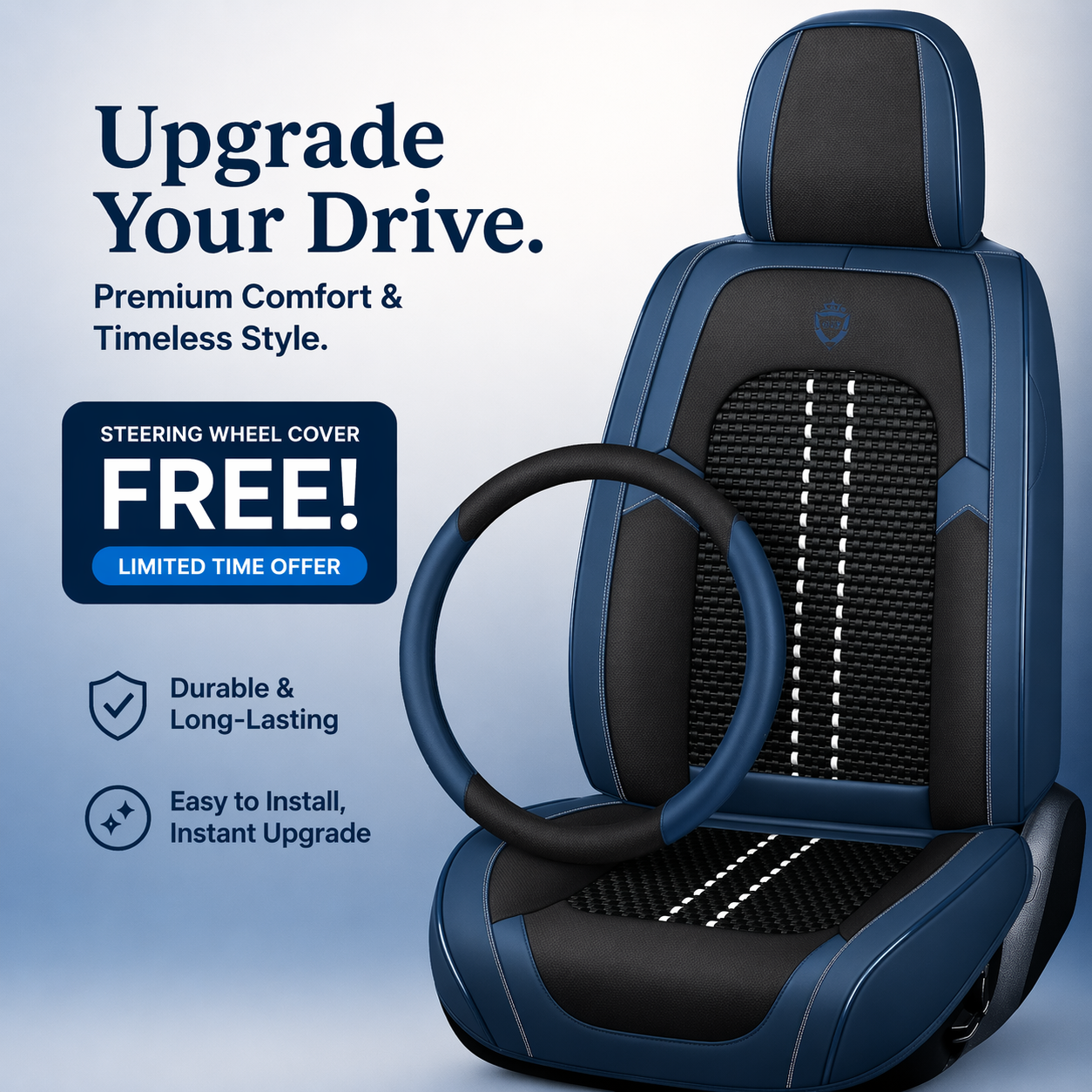 Luxovia Executive Seat Cover — Premium Fit Series