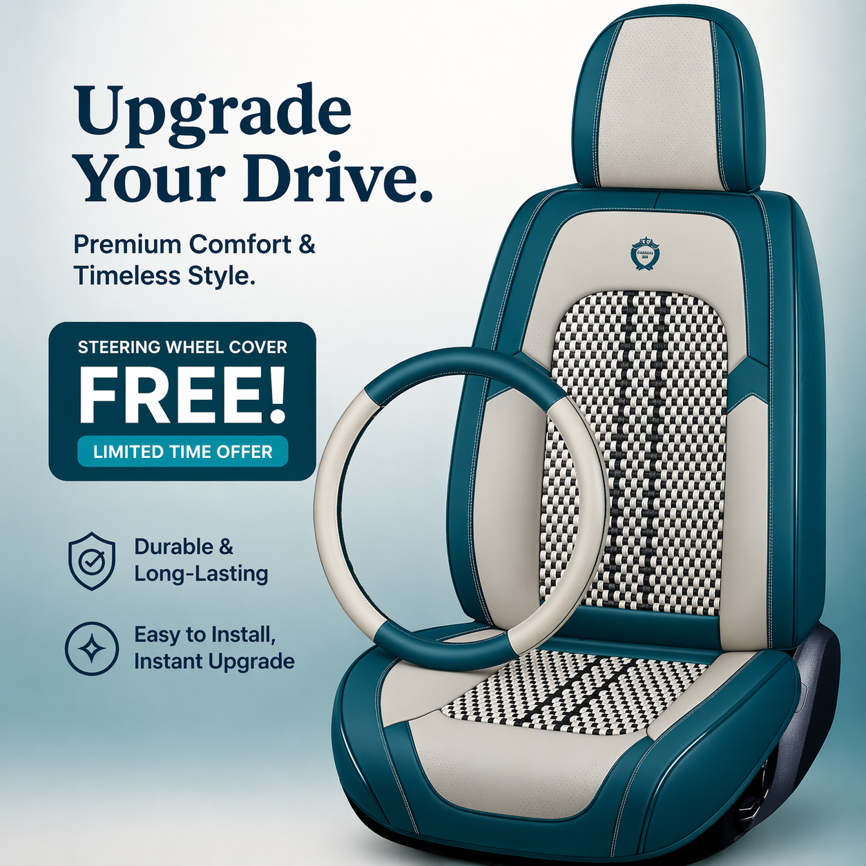 Luxovia Executive Seat Cover — Premium Fit Series