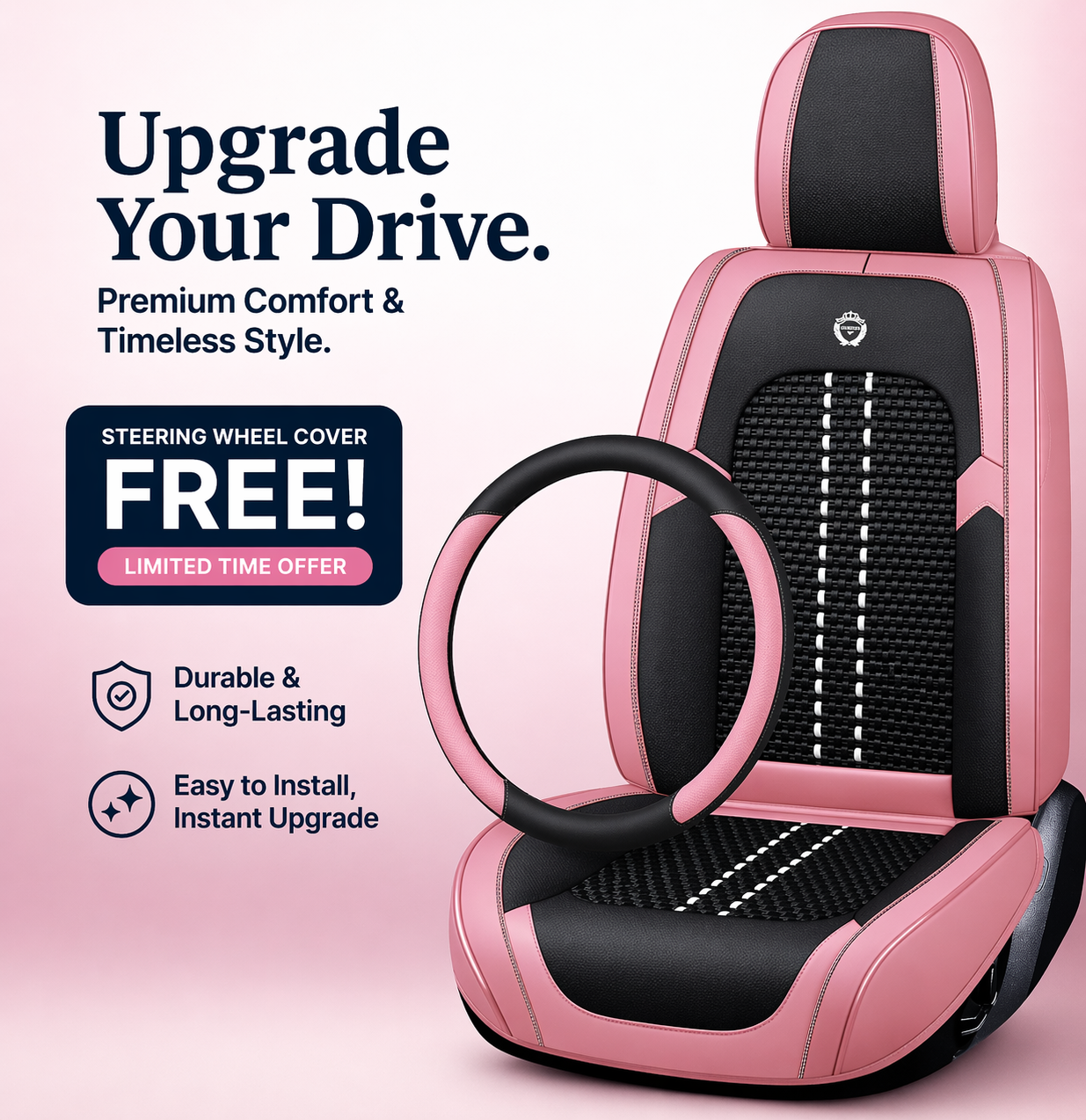 Luxovia Executive Seat Cover — Premium Fit Series