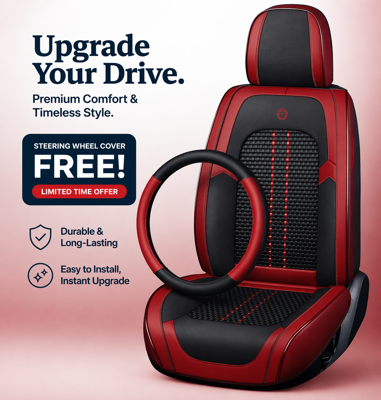 Luxovia Executive Seat Cover — Premium Fit Series
